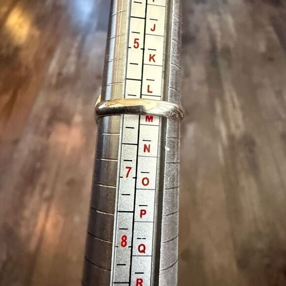 Stunning Heart Agate Sterling Silver Statement Ring Size 6 Large New - Picture 3 of 4